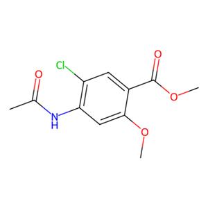 5-氯-4-乙酰氨基-2-甲氧基苯甲酸甲酯,Methyl 4-acetamido-5-chloro-2-methoxybenzoate