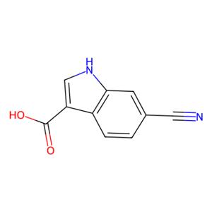 aladdin 阿拉丁 C587670 6-氰基-1H-吲哚-3-羧酸 174500-88-0 95%