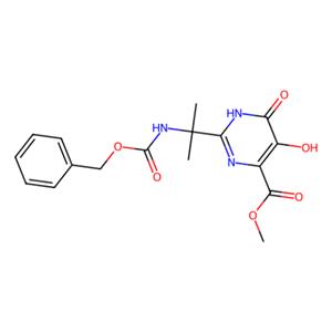 2-(2-(苄氧基羰基氨基)丙-2-基)-5-羟基-6-氧代-1,6-二氢嘧啶-4-甲酸甲酯,Methyl 2-(2-(benzyloxycarbonylamino)propan-2-yl)-5-hydroxy-6-oxo-1,6-dihydropyrimidine-4-carboxylate