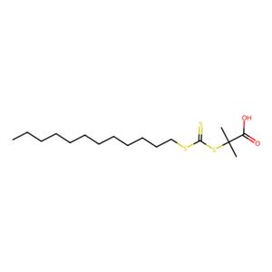 2-(十二烷基三硫代碳酸酯基)-2-甲基丙酸,2-(Dodecylthiocarbonothioylthio)-2-methylpropionic acid