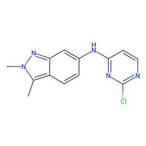 aladdin 阿拉丁 N589144 N-(2-氯嘧啶-4-基)-2,3-二甲基-2H-吲唑-6-胺 444731-74-2 95%