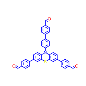 4,4'-(10-(4'-formyl-[1,1'-biphenyl]-4-yl)-10H-phenothiazine-3,7-diyl)dibenzaldehyde