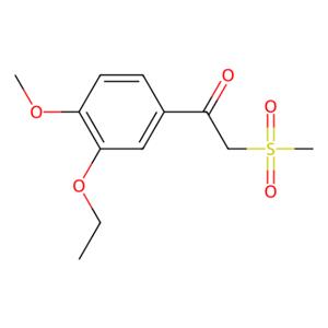 aladdin 阿拉丁 E587276 1-(3-乙氧基-4-甲氧基苯基)-2-(甲基磺酰基)乙酮 1450657-28-9 98%