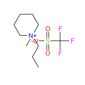 1-甲基-1-丙基哌啶鎓三氟甲磺酸盐；1221445-34-6