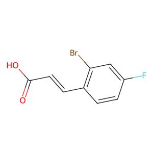 2-溴-4-氟肉桂酸,2-Bromo-4-fluorocinnamic acid