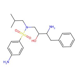 aladdin 阿拉丁 A587614 4-氨基-N-[(2R,3S)-3-氨基-2-羟基-4-苯丁基]-N-异丁基苯磺酰胺 169280-56-2 95%
