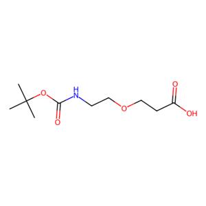 aladdin 阿拉丁 T405469 3-(2-((叔丁氧羰基)氨基)乙氧基)丙酸 1260092-44-1 95%