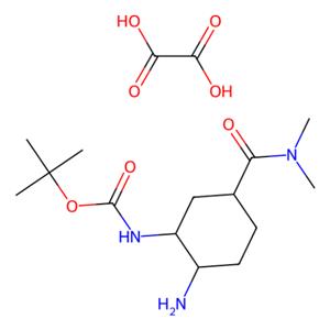 aladdin 阿拉丁 T172592 N-[(1R,2S,5S)-2-氨基-5-(二甲基氨基甲酰基)环己基]氨基甲酸草酸叔丁酯 1210348-34-7 98%