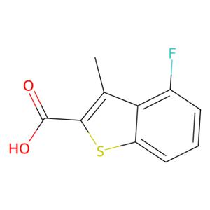 4-氟-3-甲基-1-苯并噻吩-2-羧酸,4-fluoro-3-methyl-1-benzothiophene-2-carboxylic acid
