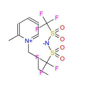 384347-09-5；1-丁基-2-甲基吡啶鎓双（三氟甲基磺酰基）酰亚胺