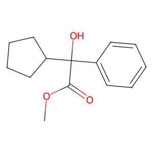 aladdin 阿拉丁 M182498 2-环戊基-2-羟基苯乙酸甲酯 19833-96-6 98%