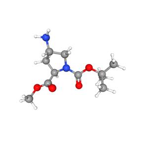 (2R,4S)-1-Boc-4-氨基-2-吡咯烷甲酸甲酯,(2R,4S)-1-tert-Butyl 2-methyl 4-aminopyrrolidine-1,2-dicarboxylate