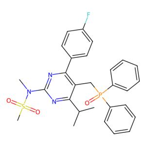 aladdin 阿拉丁 N588585 N-[5-(二苯基膦酰甲基)-4-(4-氟苯基)-6-异丙基嘧啶-2-基]-N-甲基甲磺酰胺 289042-10-0 97%
