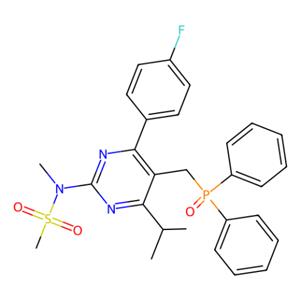 N-[5-(二苯基膦酰甲基)-4-(4-氟苯基)-6-异丙基嘧啶-2-基]-N-甲基甲磺酰胺,N-(5-((Diphenylphosphoryl)methyl)-4-(4-fluorophenyl)-6-isopropylpyrimidin-2-yl)-N-methylmethanesulfonamide