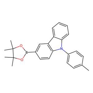 aladdin 阿拉丁 T405051 3-(4,4,5,5-四甲基-1,3,2-二氧杂环戊硼烷-2-基)-9-对甲苯基-9H-咔唑 1345614-94-9 98%