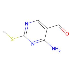 4-氨基-2-(甲基硫烷基)嘧啶-5-甲醛,4-amino-2-(methylsulfanyl)pyrimidine-5-carbaldehyde