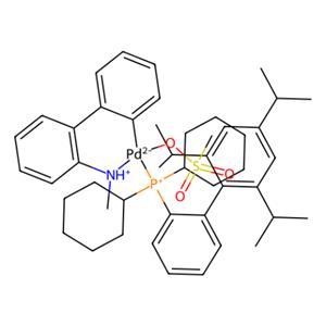 aladdin 阿拉丁 X299606 甲磺酸(2-二环己基膦-2',4',6'-三异丙基-1,1'-联苯基)(2'-甲氨-1,1'-联苯-2-基)钯(II) 1599466-81-5 95%