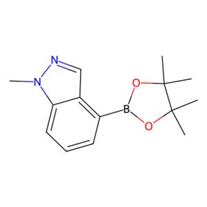 aladdin 阿拉丁 M177977 1-甲基-4-(4,4,5,5-四甲基-1,3,2-二氧杂环戊硼烷-2-基)-1H-吲唑 885698-94-2 97%