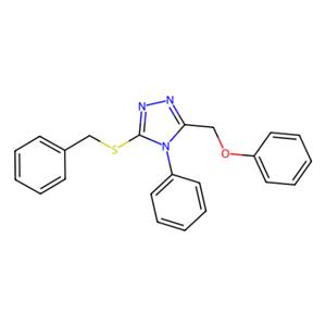 aladdin 阿拉丁 W418321 3-苄硫基-5-苯氧基甲基-4-苯基-4H-1，2，4-三氮唑 129544-85-0 98%
