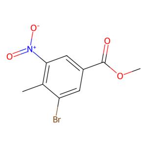 3-溴-4-甲基-5-硝基苯甲酸甲酯,Methyl 3-bromo-4-methyl-5-nitrobenzoate