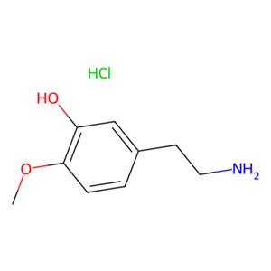 4-O-甲基多巴胺盐酸盐,3-Hydroxy-4-methoxyphenethylamine hydrochloride