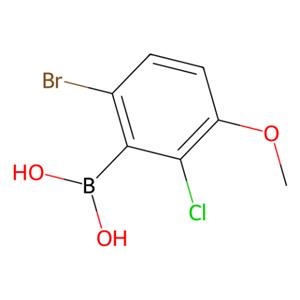 aladdin 阿拉丁 B188756 6-溴-2-氯-3-甲氧基苯基硼酸（含有数量不等的酸酐） 957062-55-4 98%
