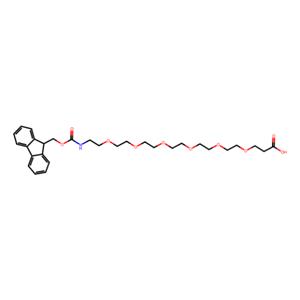 aladdin 阿拉丁 F122101 Fmoc-21-氨基-4,7,10,13,16,19-六氧杂烯二十二酸 882847-34-9 98%