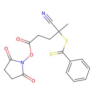 4-氰基-4-(苯基硫代羰基硫基)戊酸N-琥珀酰亞胺酯,N-Succinimidyl 4-Cyano-4-(phenylcarbonothioylthio)pentanoate