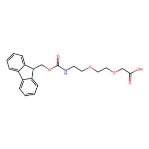 aladdin 阿拉丁 F123191 [2-[2-(Fmoc-氨基)乙氧基]乙氧基]乙酸 166108-71-0 97%