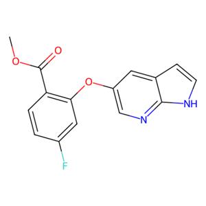 aladdin 阿拉丁 M172837 4-氟-2-{1H-吡咯并[2,3-b]吡啶-5-基氧基}苯甲酸甲酯 1235865-75-4 97%