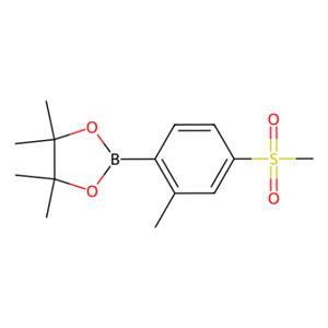 4,4,5,5-四甲基-2-(2-甲基-4-(甲基磺酰基)苯基)-1,3,2-二氧硼杂环戊烷,4,4,5,5-Tetramethyl-2-(2-methyl-4-(methylsulfonyl)phenyl)-1,3,2-dioxaborolane