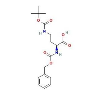 aladdin 阿拉丁 S589265 (S)-2-(((苄氧基)羰基)氨基)-4-((叔丁氧基羰基)氨基)丁酸 49855-91-6 95%