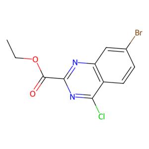 7-溴-4-氯喹唑啉-2-羧酸乙酯,Ethyl 7-bromo-4-chloroquinazoline-2-carboxylate