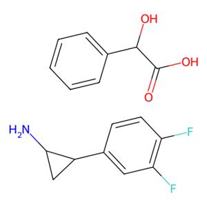 aladdin 阿拉丁 R176323 (1R,2S)-2-(3,4-二氟苯基)环丙胺 (R)-扁桃酸盐 376608-71-8 97%