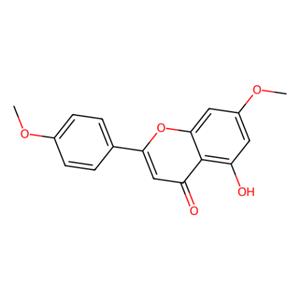 aladdin 阿拉丁 D398825 4',7-二甲氧基-5-羟基黄酮 5128-44-9 98%