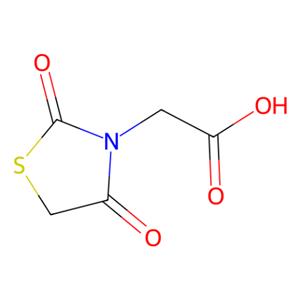 aladdin 阿拉丁 D478949 2-(2,4-二氧代噻唑烷-3-基)乙酸 31061-24-2 97%