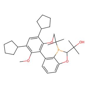 2-((2R,3R)-3-(叔丁基)-4-(3,5-雙環(huán)戊基-2,6-二甲氧基苯基)-2,3-二氫苯并[d][1,3]氧膦雜環(huán)-2-基)丙烷-2-醇,2-((2R,3R)-3-(tert-Butyl)-4-(3,5-dicyclopentyl-2,6-dimethoxyphenyl)-2,3-dihydrobenzo[d][1,3]oxaphosphol-2-yl)propan-2-ol