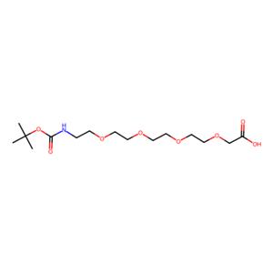aladdin 阿拉丁 B487328 N-叔丁氧羰基-四聚乙二醇-乙酸 876345-13-0 97%