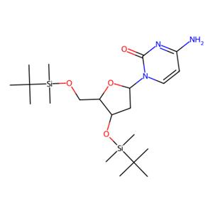aladdin 阿拉丁 D334913 2′，3′-二-O-（叔丁基二甲基甲硅烷基）-2′-脱氧胞苷 51549-29-2 98%