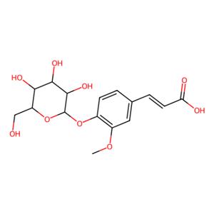 aladdin 阿拉丁 E302267 (E)-4-羟基-3-甲氧基肉桂酸4-O-β-D-吡喃葡萄糖苷 117405-51-3 98%