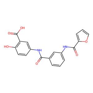 aladdin 阿拉丁 O414086 5-(3-(呋喃-2-甲酰胺基)苯甲酰氨基)-2-羟基苯甲酸 887686-02-4 99%