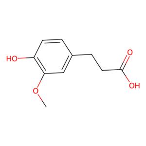 aladdin 阿拉丁 H157223 3-(4-羟基-3-甲氧苯基)丙酸 1135-23-5 >98.0%(HPLC)