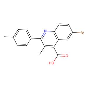 6-溴-3-甲基-2-对甲苯基喹啉-4-羧酸,6-Bromo-3-methyl-2-p-tolyl-quinoline-4-carboxylic acid