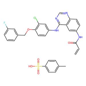 aladdin 阿拉丁 A129426 N-[4-[[3-氯-4-[(3-氟苯基)甲氧基]苯基]氨基]-6-喹唑啉基]-2-丙烯酰胺对甲苯磺酸盐 1050500-29-2 ≥98%