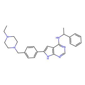 AEE788 (NVP-AEE788),EGFR和VEGFR抑制剂,AEE788 (NVP-AEE788)