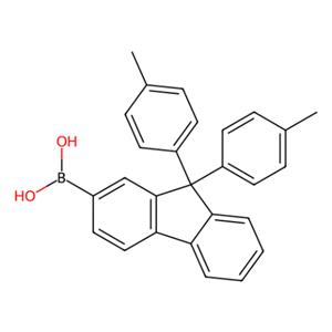 aladdin 阿拉丁 D290677 [9,9-二（对甲苯基）-芴-2-基]硼酸（含不同数量的酸酐） 1193104-83-4 >97%