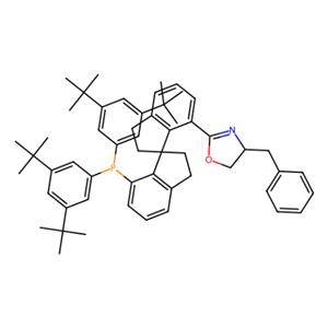 (Sa,S)-DTB-Bn-SIPHOX配体,(S)-(-)-7’-[4(S)-(Benzyl)oxazol-2-yl]-7-di(3,5-di-t-butylphenyl)phosphino-2,2’,3,3’-tetrahydro-1,1’-spirobiindane