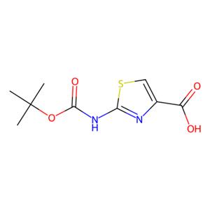 aladdin 阿拉丁 B186832 2-BOC-氨基噻唑-4-羧酸 83673-98-7 97%