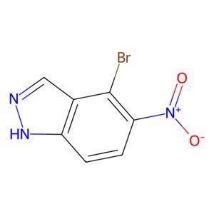4-溴-5-硝基-1H-吲唑,4-bromo-5-nitro-1H-indazole