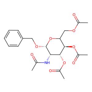 aladdin 阿拉丁 B349087 苄基2-乙酰氨基-2-脱氧-3,4,6-三-O-乙酰基-β-D-吡喃葡萄糖苷 13341-66-3 98%